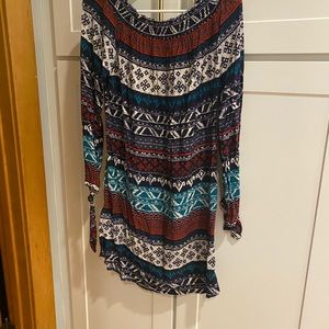 Tribal print comfy dress